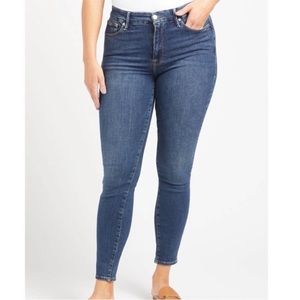Good American Good Legs High Rise Skinny Jeans Size 16 GL873T Blue004